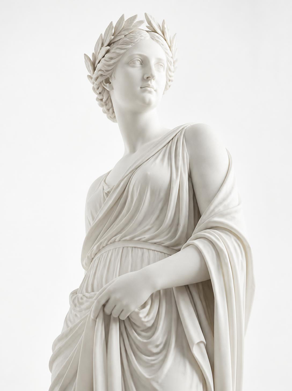 queen-ethereal-siciliana-beauty-archetypes-ancient -greek Beauty archetypes Queen Ethereal Siciliana. Original concept art with a marble woman sculpture of ancient Greek style.